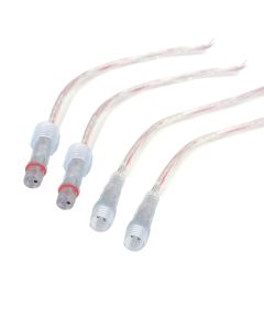 2Pin 3Pin 4Pin Waterproof Cable Transparent LED connector Male Female Plug For 5050 3528 Strip Light