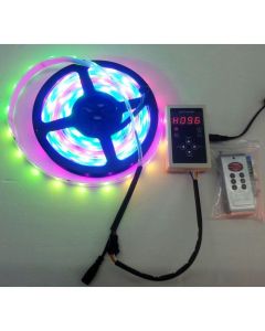 5M 6803 Addressable RGB LED Strip LPD6803 Pixel Light with Controller