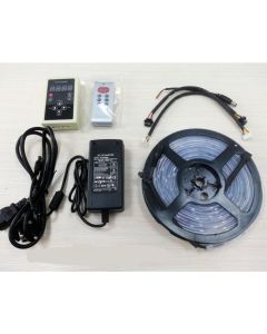 5M 6803 RGB LED Strip LPD6803 Pixel Light+RF Controller+Power Adapter