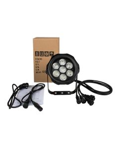 Waterproof LED Par 7x18W RGBWA UV IP65 DMX512 Controller For Outdoor Stage Church Dance Bar Effect DMX DJ Disco Light