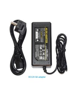 AC 110V 240V to 12V 6A 72W Power Supply AC to DC Power Adapter Transformer