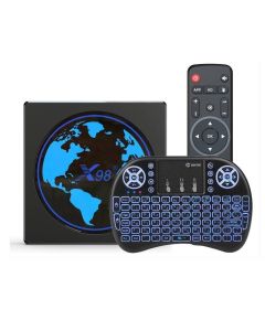 Amlogic S905W2 TV Box Android 11 X98Mini Quad Core 2.4G&5G Dual Wifi 100M 4K 60fps Smart Media Player