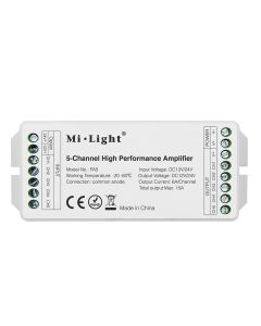 MiLight PA5 5-Channel High Performance Amplifier Controller for RGB RGBW RGB+CCT Led Strip