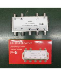 KEPNIX GST-8101 8 In 1 Satellite DiSEqC LNB Receiver Multiswitch Signal Switch 8x1 For Set Top Box 1/5/10/20PCS