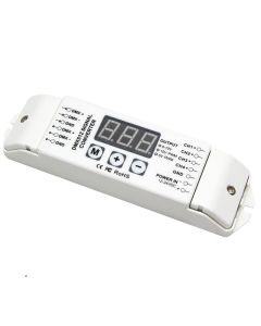 BC-834-010V PWM5V/10V Bincolor Led Controller 3-Digital-Display 4CH DMX512 Control