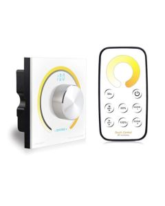 BC-K2-T2 Bincolor Led Controller Switch Knob Wall Single Color/CCT/RGB Rotary Dimmer