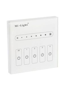 MiLight L4 4-Channel LED Controller 0-10V Dimmer Tempered Glass Panel