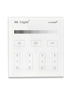 T1 MiBoxer Mi.Light Touch Panel Remote Controller 4-Zone Brightness Dimmer Led Decoder Driver Control Dimmer