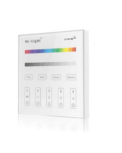 Mi.Light T3 4-Zone RGB RGBW Touch Panel Wall Mounted Controller