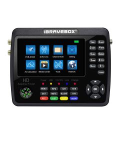 iBRAVEBOX V10 Finder Pro+ Satellite Finder Meter DVB-S/S2/S2X/T/T2/C/H.265+AHD(8MP) Vs ST-5150 ST-6980 Gtmedia V8 Finder2 Pro