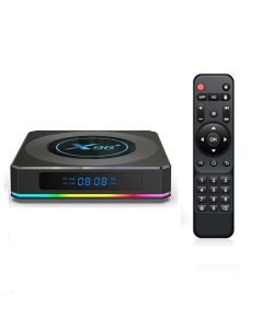 X96 X4 Amlogic S905X4 RGB Light TV Box Android 11 Support AV1 8K Video Media Player