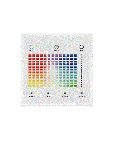 TD3-S 1 Zone Wall Mounted LED Skydance Touch DALI Panel Controller